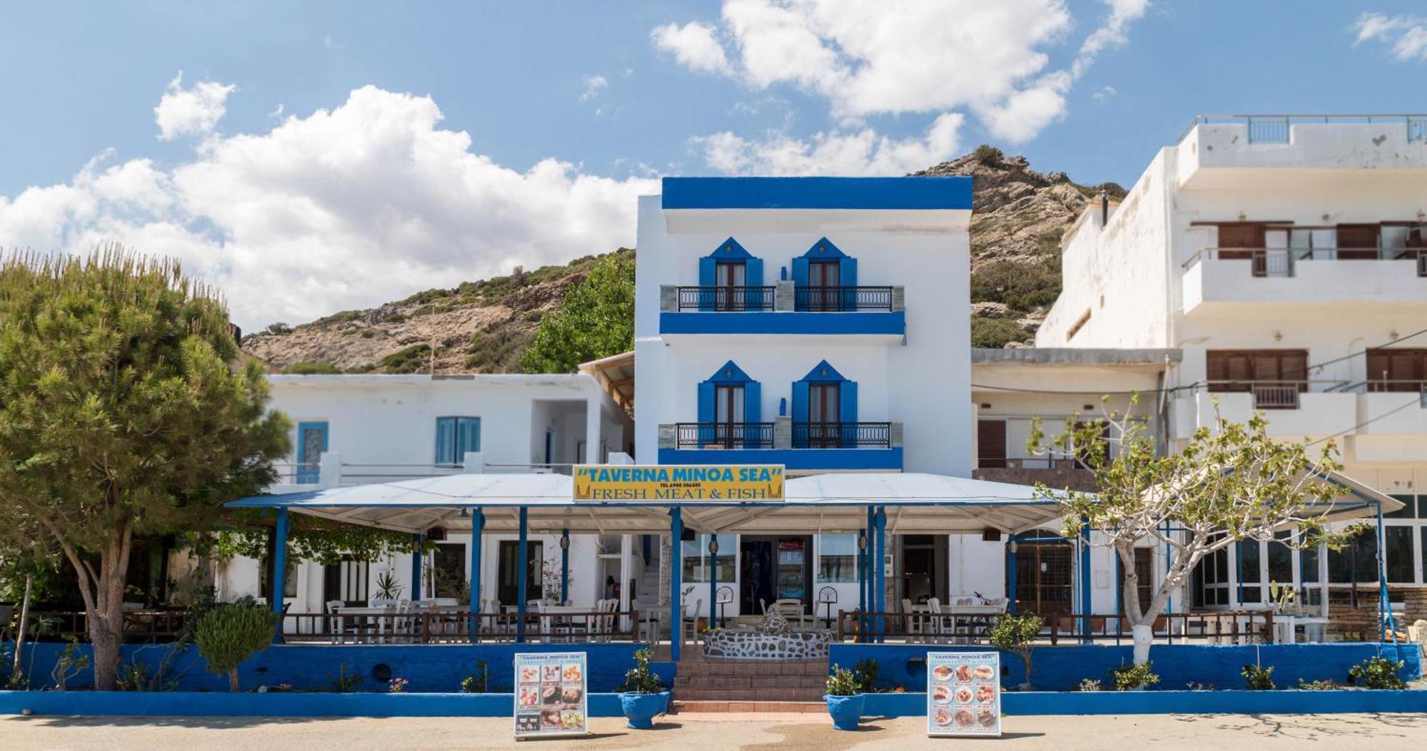 Minoa Sea Rooms Tsoútsouros 外观 照片